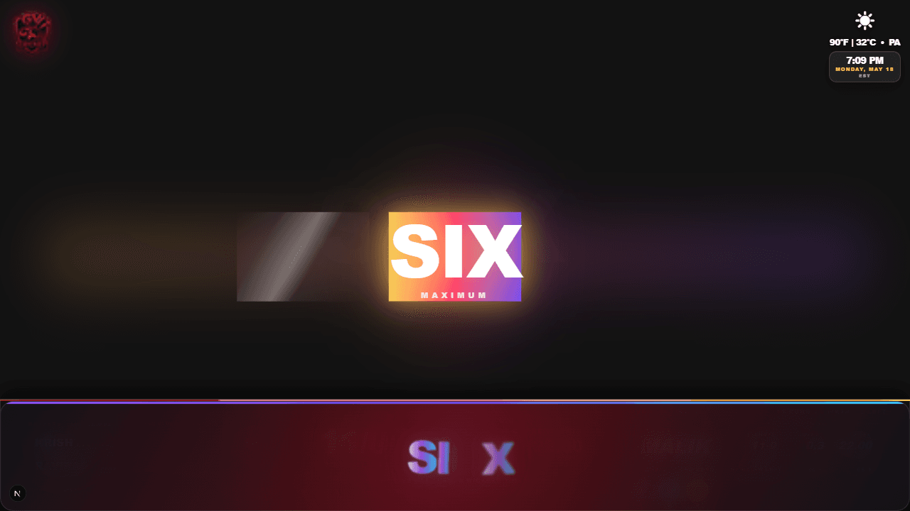 Six GV Cricket overlay screenshot